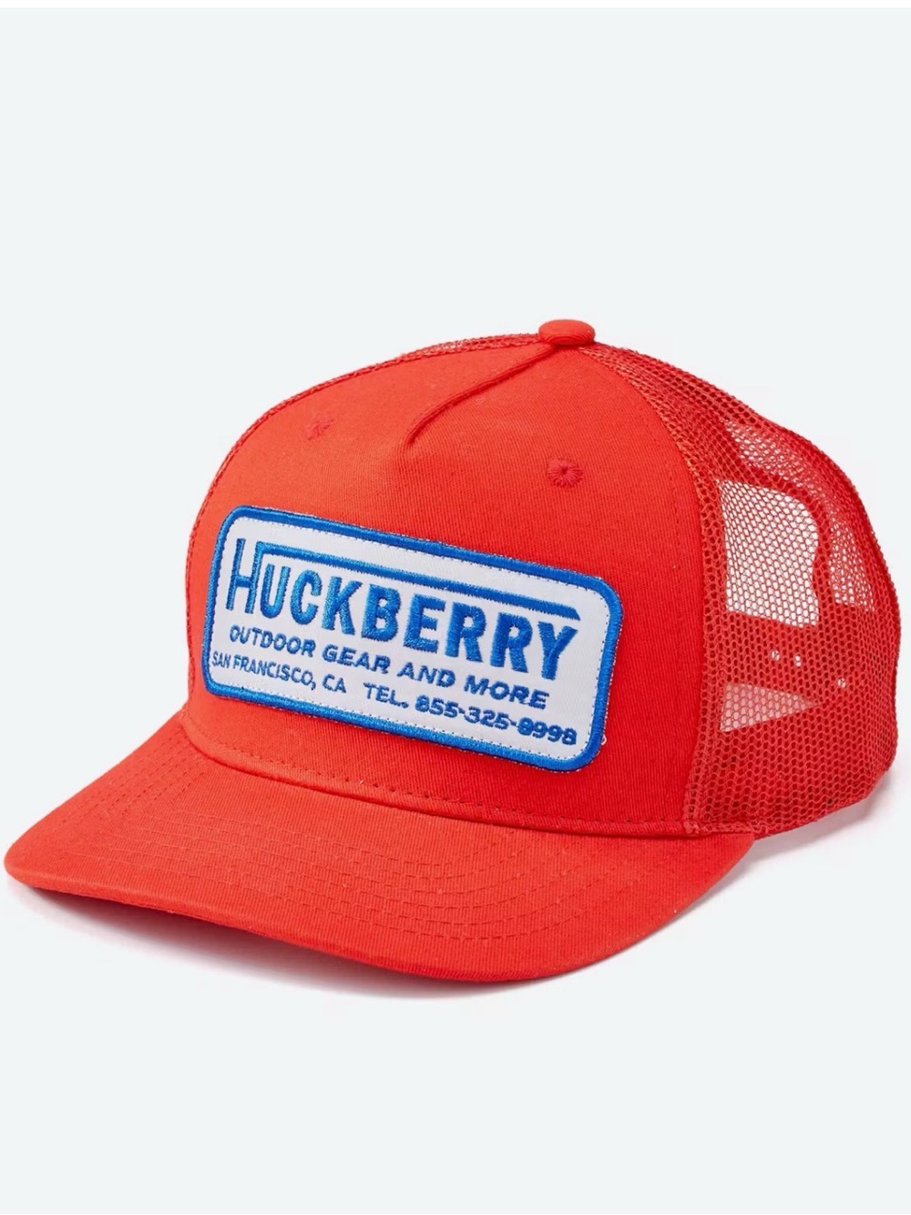 Huckberry Trucker Hat. Red.